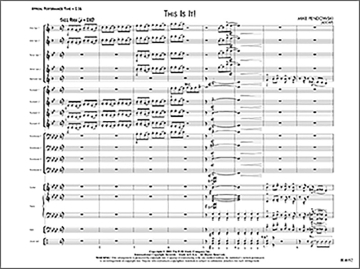 Mike Pendowski: This Is It! Ensemble Score and Parts