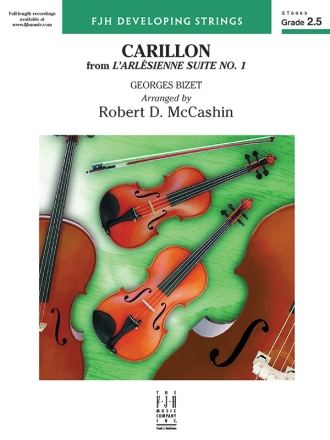 Georges Bizet: Carillon From L'Arlesienne Suite No.1 String Ensemble Score and Parts