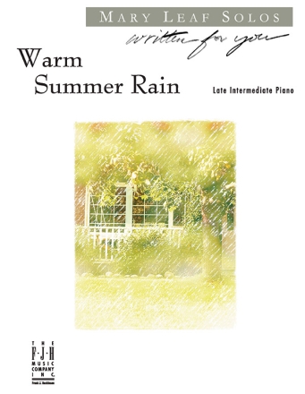 Mary Leaf: Warm Summer Rain Piano Instrumental Album
