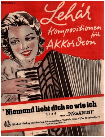 Niemand liebt dich so wie ich f�r Akkordeon + Text