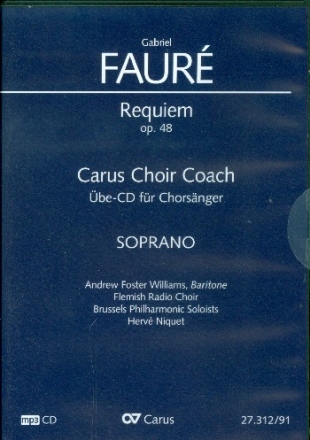 Requiem op.48 - Chorstimme Sopran  Playalong-CD
