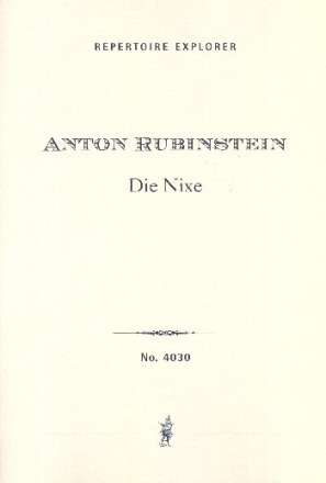 Die Nixe op.63 fr Alt, Frauenchor und Klavier (Orchester) Studienpartitur (dt)