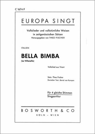 Bella Bimba f�r Frauenchor Singpartitur