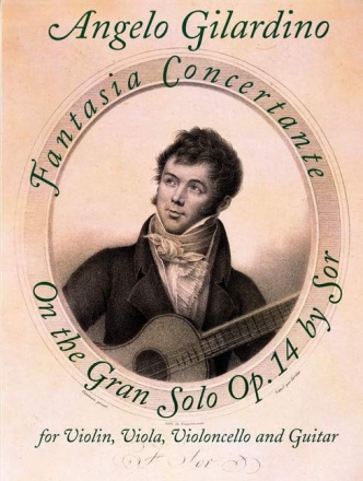 Angelo Gilardino Fantasia Concertante Gitarre und Streichtrio Partitur und Stimmen