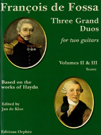 3 Grand Duos Volumes 1 & 2 for 2 guitars score