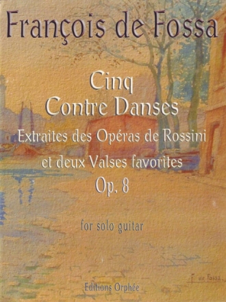 Francois De Fossa Cinq Contre Danses Gitarre Spielpartitur