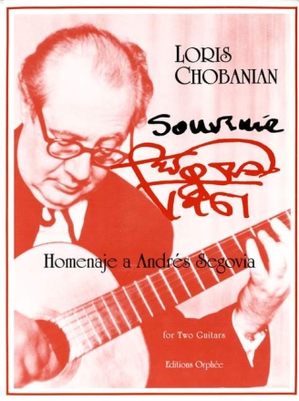 Loris Chobanian Souvenir 2 Gitarren Partitur und Stimmen