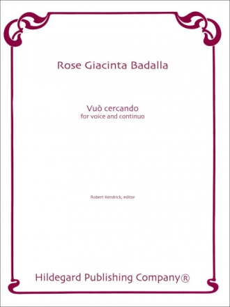 Rosa Badalla Vuo Cercando Gesang und Klavier