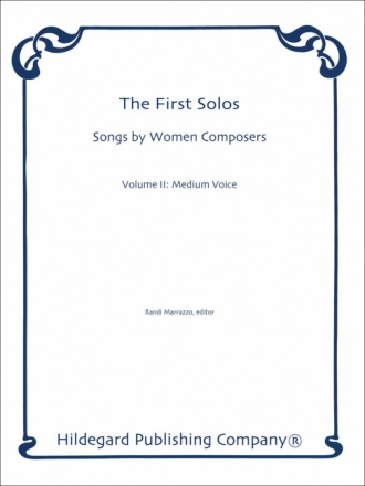 Various First Solos: Songs by Women Composers Vol.2, Medium Voice Gesang