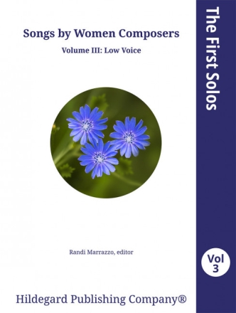 Various First Solos: Songs by Women Composers Vol.3, Low Voice Gesang und Keyboard