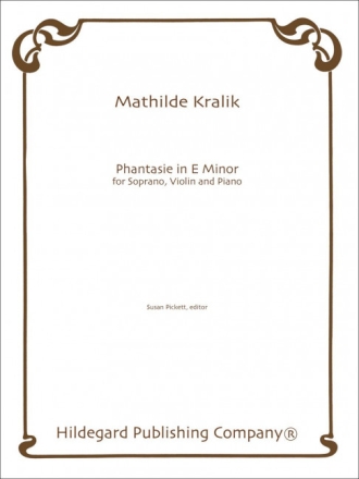 Phantasie In E Minor for soprano, violin and piano piano score and violin part (dt)