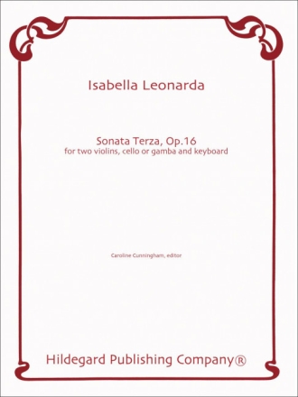 Isabella Leonarda Sonata Terza Op. 16 Klaviertrio
