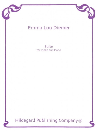 Emma Lou Diemer Suite Violine und Klavier Partitur und Stimmen