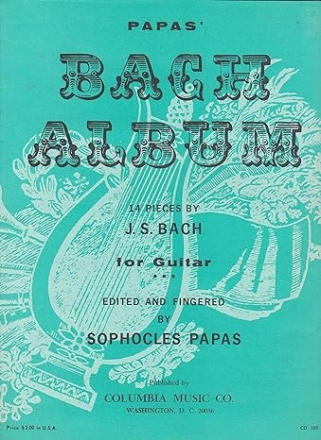 Johann Sebastian Bach Papas's Bach Album Gitarre Studienpartitur