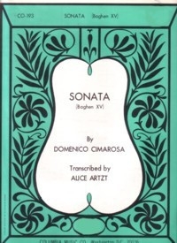 Domenico Cimarosa Sonata Boghen Xv