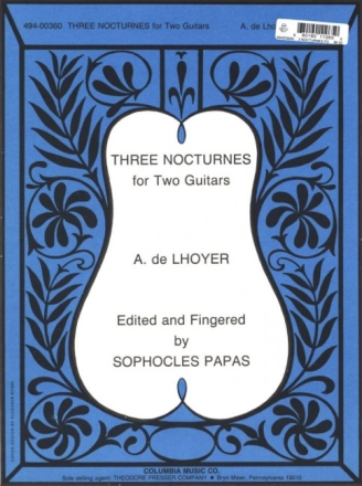 Antoine de Lhoyer Three  Nocturnes