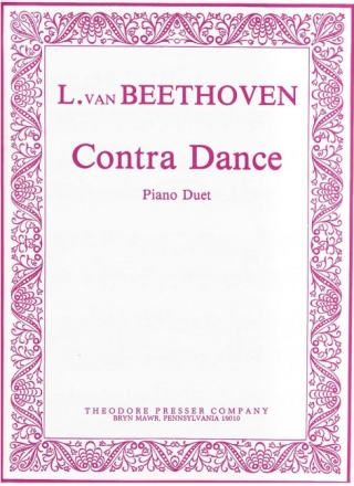 Ludwig van Beethoven Contra Dance Klavier Einzelstimme
