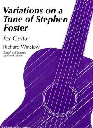 Richard Winslow Variations On A Tune Of Stephen Foster Gitarre