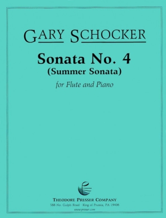 Gary Schocker Sonata No. 4 Flte und Klavier Klavierauszug mit Solostimme