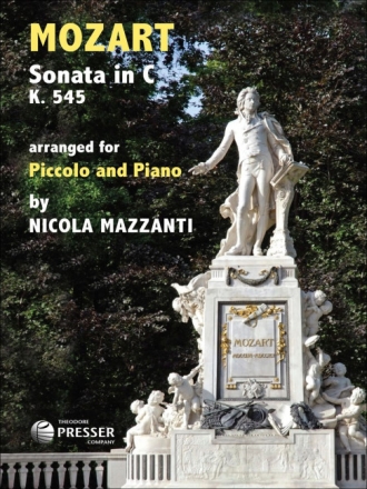Wolfgang Amadeus Mozart Sonata In C, K. 545 Piccolo-Flte und Klavier Klavierauszug mit Solostimme