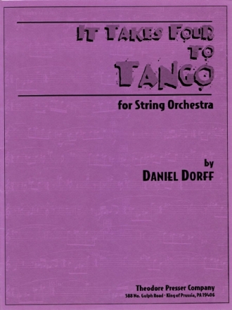 Daniel Dorff It Takes Four To Tango Streichquintett Partitur