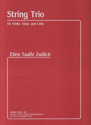 Ellen Taaffe Zwilich String Trio Streichtrio Partitur und Stimmen