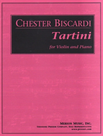 Chester Biscardi Tartini Violine und Klavier Klavierauszug mit Solostimme