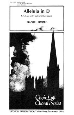 Daniel Dorff Alleluia Chor Chorpartitur