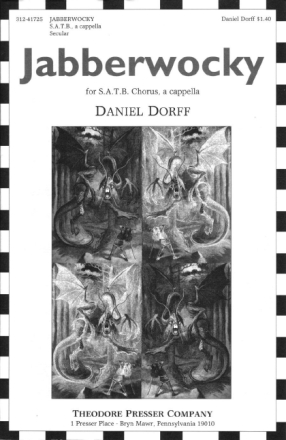 Daniel Dorff Jabberwocky Chor und Klavier Chorpartitur