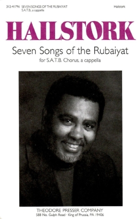 Adolphus Hailstork Seven Songs Of The Rubaiyat Chor Chorpartitur