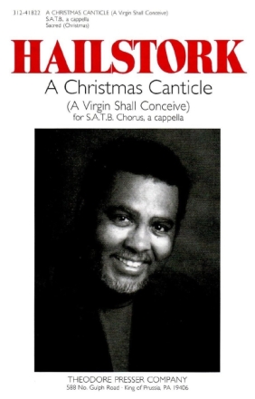 Adolphus Hailstork A Christmas Canticle  Chorpartitur