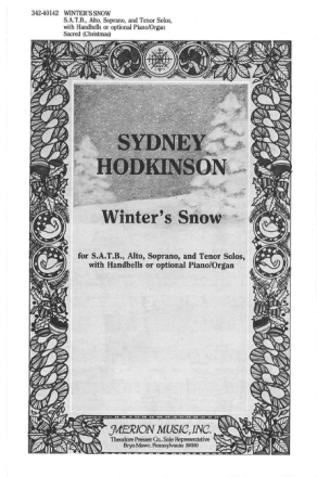 Sydney Hodkinson Winter's Snow Chor, Glocken, Klavier und Orgel Chorpartitur