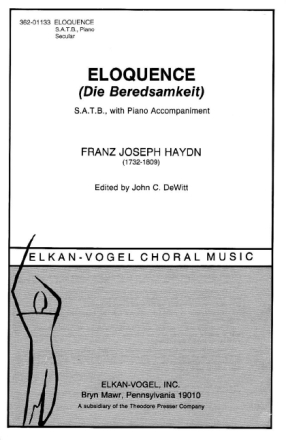 Franz Joseph Haydn Eloquence Chor Chorpartitur
