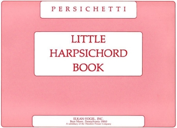 Vincent Persichetti Little Harpsichord Book Cembalo Solostimme