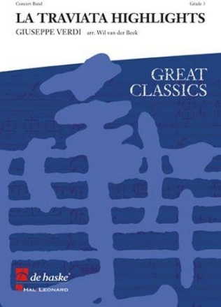Giuseppe Verdi La Traviata Highlights CONCERT BAND PARTITUR + STIMMEN