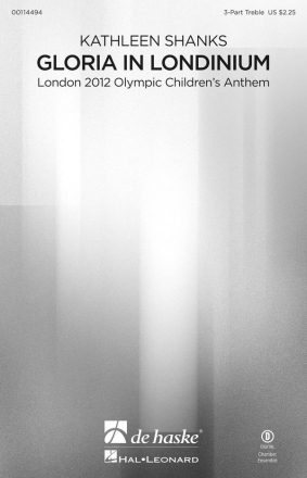 Kathleen Shanks Gloria In Londinium 3 Part Treble Chorpartitur