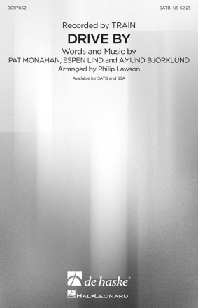 Drive By SATB Chorpartitur