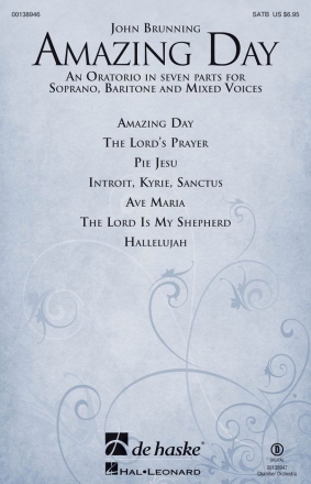 John Brunning Amazing Day SATB Vocal Score Klavierauszug