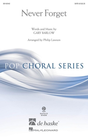 Never Forget SATB Chorpartitur