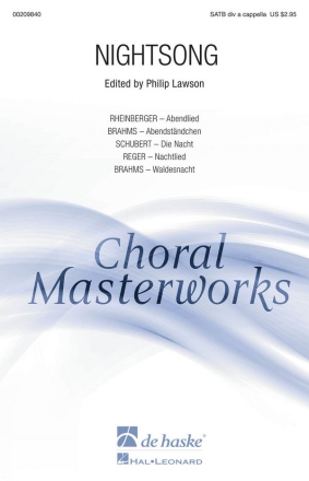 Nightsong SATB Chorpartitur
