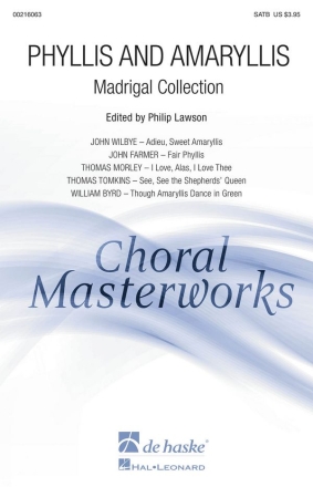 Phyllis and Amaryllis SATB Chorpartitur