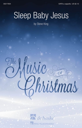Steve King Sleep Baby Jesus SATB a cappella Chorpartitur