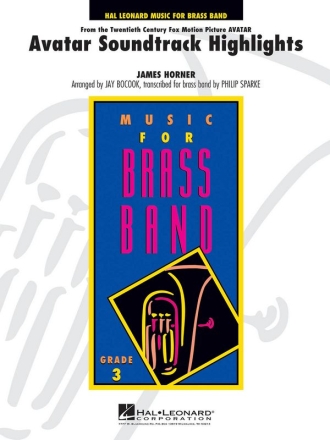 James Horner, Avatar Soundtrack Highlights Brass Band Partitur + Stimmen