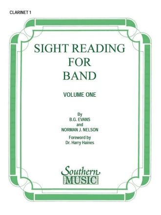 Billy Evans Sight Reading For Band, Bk. 1 (Srb1) Concert Band Stimme