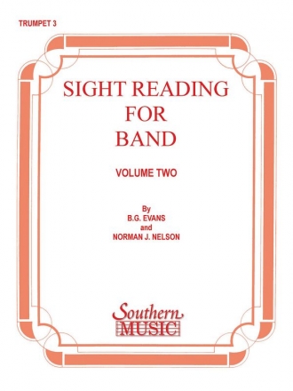Norman Nelson Sight Reading For Band, Bk. 2 (Srb2) Trumpet Stimme
