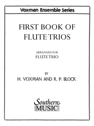 First (1St) Book Of Flute Trios 3 Flutes Partitur