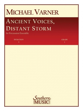 Michael Varner Ancient Voices, Distant Storms Percussionensemble Partitur