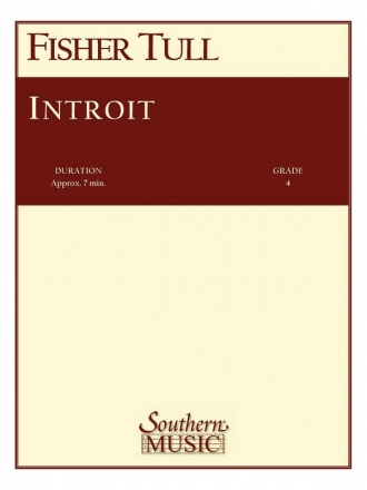 Fisher Tull_Johannes Brahms Introit Concert Band Partitur + Stimmen