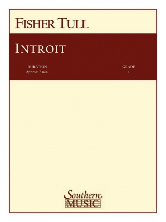 Fisher Tull Introit Concert Band Partitur