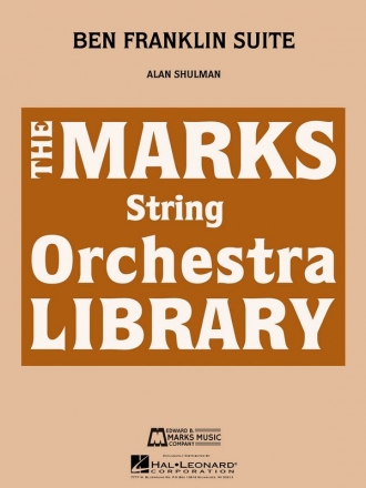 Alan Shulman Ben Franklin Suite Streichorchester Partitur